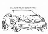 Slk Omnilabo Raceauto Convertible Downloaden Bolide Otomobil Boyama Uitprinten sketch template