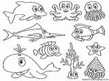 Coloring Pages Ecosystem Getcolorings Underwater sketch template