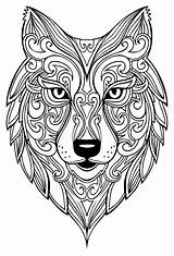 Lupo Sierra Depuis Coloriage Animaux sketch template