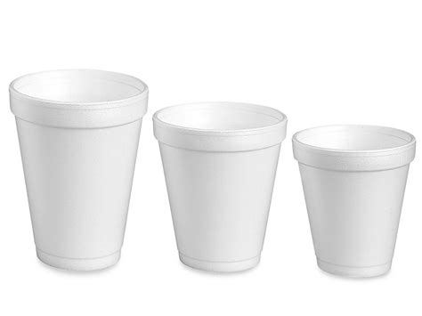 oz disposable styrofoam cups  pack white foam cup insulates hot