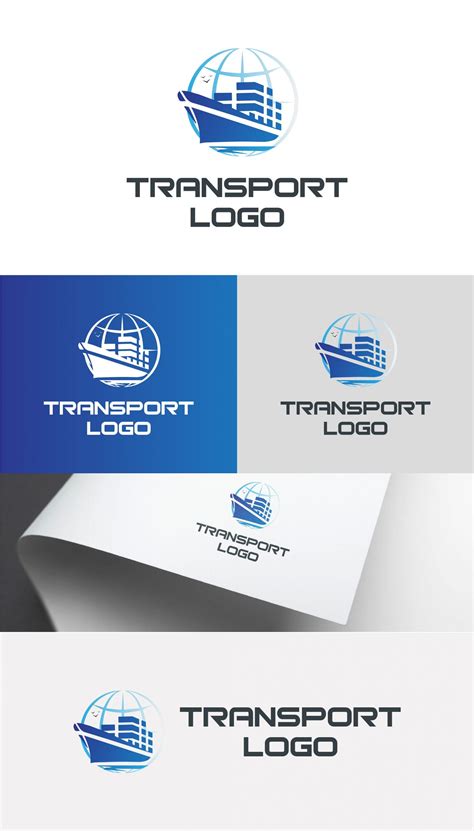 transport logo design graphicsfamily