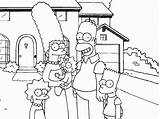 Simpsons sketch template
