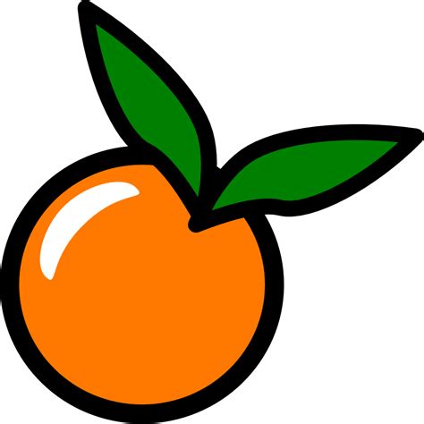 onlinelabels clip art orange icon