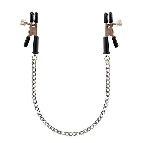 Female Breast Vaginal Nipple Clamps With Chain Clip Bdsm Bondage Metal