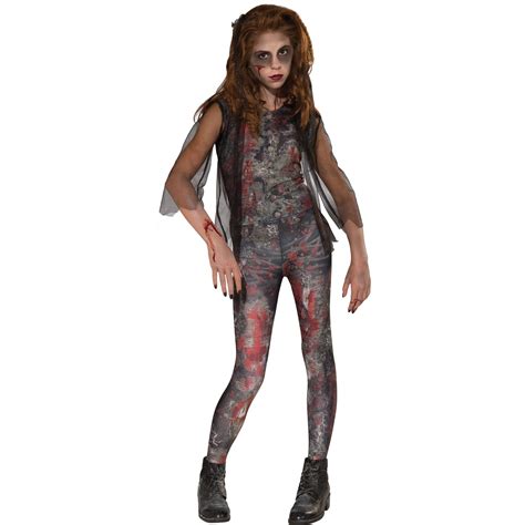 zombie dawn child halloween costume walmartcom girl zombie costume