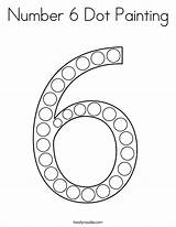 Dot Number Coloring Painting Numbers Pages Preschool Noodle Twistynoodle Dots Do Worksheets Twisty Print Crafts Practice Built California Usa Tracing sketch template