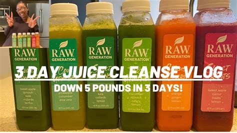 3 Day Juice Cleanse Review Raw Generation Youtube