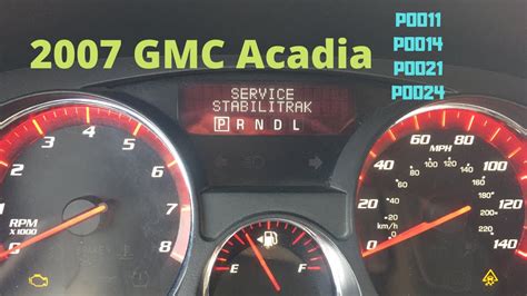 gmc acadia service stabilitrak  traction control english part  youtube