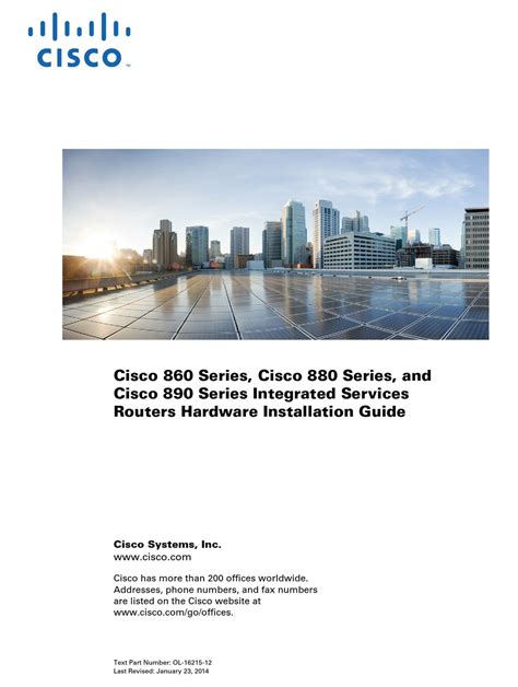 cisco  series hardware installation manual   manualslib