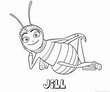 Jill Kleurplaten Naam Kleurplaat Bee Mulan sketch template