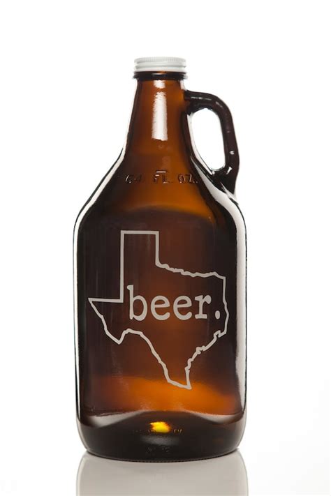texas beer  oz growler