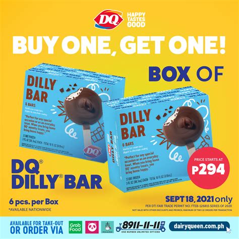 dairy queen buy    dilly bar promo manila  sale