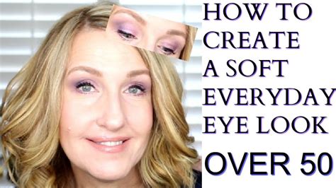 eye makeup tutorial for mature eyes over 50 youtube