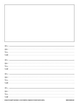 writing paper fundations kindergarten writing paper primary