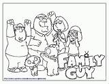 Coloring Pages Colouring Stewie Gangster Guy Family Related sketch template