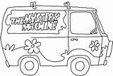 Mystery Coloring Machine Scooby Doo Pages Outline Van Clipart Drawing Printable Cartoons Stencil Monster Scoobydoo Choose Google Library Do Drawings sketch template