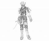 Skyrim Coloring Elder Scrolls Dragon Pages Armor Collections Daedric Slayer Printable Yumiko Fujiwara Female Sketch Drawings Designlooter sketch template