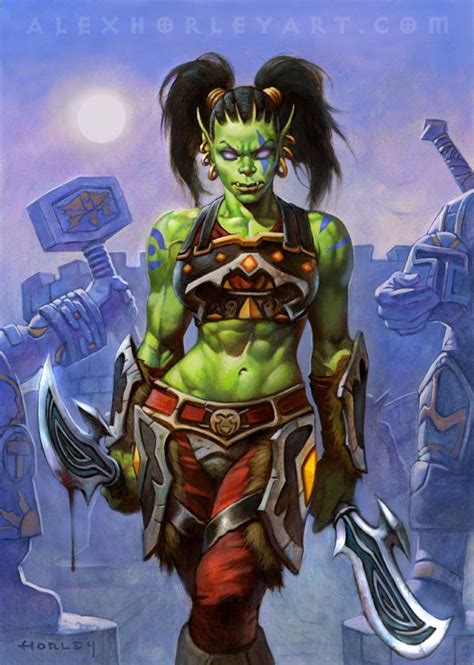 Orc Female Warcraft Art Female Orc
