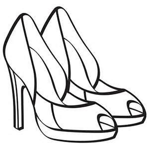 printable coloring pages  shoes yahoo image search results