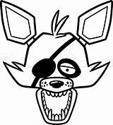 Foxy Easy Draw Fox Fnaf Drawings Drawing Coloring Pages Pirate Step Visit Kids sketch template