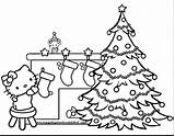Christmas Coloring Pages Eve Printable Tree Color Trees Getcolorings Print sketch template