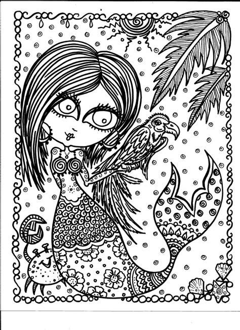 sirene  images mermaid coloring pages coloring books mermaid