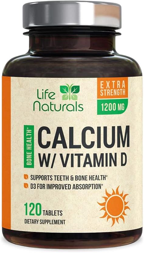 calcium supplement 600mg per tablet high potency calcium