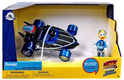 disney mickey roadster racers super charged donald exclusive pullback