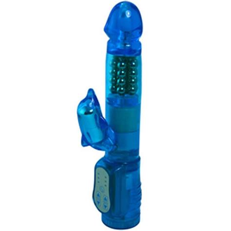 lil darlins blue dolphin vibrator sex toy for women realistic vibe