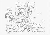 Europe sketch template