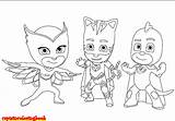 Pj Masks Coloring Disney Pages Printable Colorir Kids Books Super Disimpan Dari sketch template