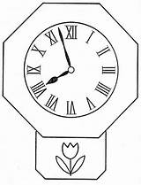 Relojes Pared Reloj sketch template