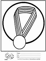 Medal Template sketch template