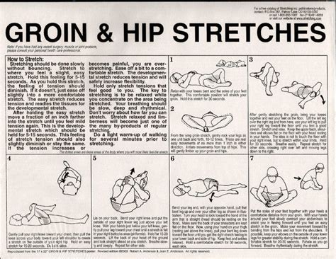 Activetics Stretching Instruction Sheets