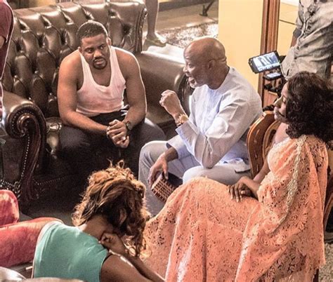 behind the scene photos of dinner a nollywood movie directed by jay