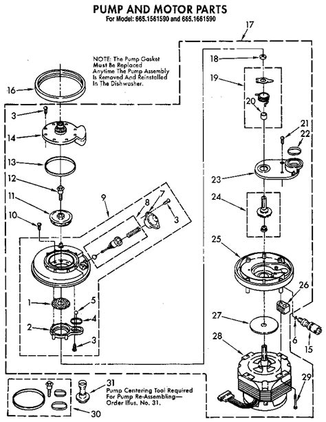 kenmore  dishwasher parts diagram reviewmotorsco