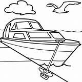 Kids Boats Boat Coloring Printable Pages Clipartmag sketch template