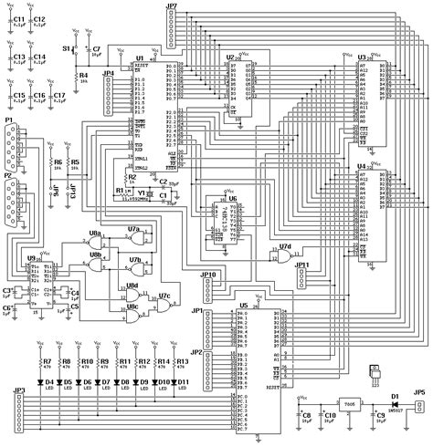 development circuit board system  electronic microcontroller based schematicscircuits