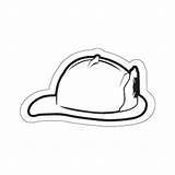 Hat Coloring Fireman Firefighter Printable Template Clipartmag Popular Clip Pages sketch template