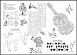 Menu Kids Coloring Covers Menus Children Family Source Visit Site Details Placemats sketch template