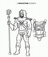 Skeletor Coloring Man He Pages Paper Cut Dolls Cartoon Outs Color Book Drawings Mostly Mostlypaperdolls Popular Printable Kids sketch template