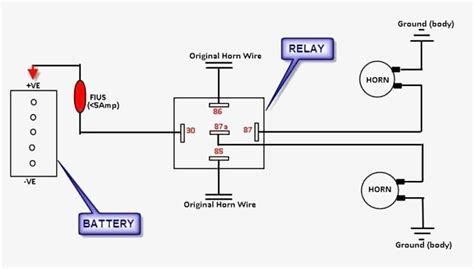 pole relay wiring diagram horn   kindle