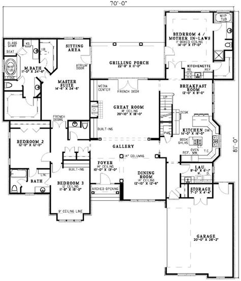 plan  spacious design  mother  law suite  house plans  house plans