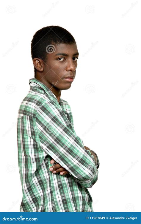 portrait  black boy stock image image  attractive