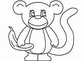 Macaco Colorir Tudodesenhos Imprimir sketch template