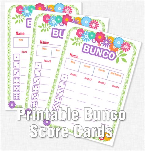 printable bunco score cards printable world holiday