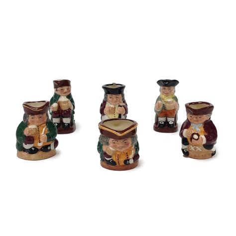 Tiny Tobies Without Stand Tiny Royal Doulton Character Jug