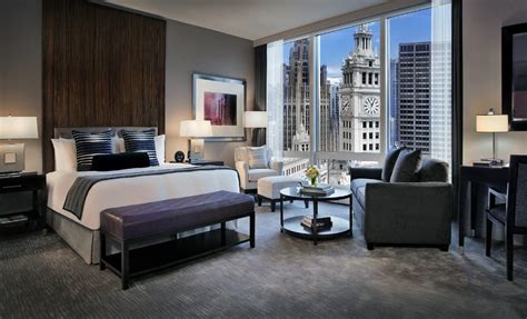 hotel rooms  chicago trump hotel chicago deluxe guest rooms