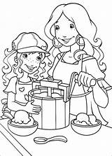Coloring Holly Hobbie Kids Coloriage Maman Pages Hobby Fun Avec Cuisiner Papa Kitchen Un Kleurplaatjes Opslagstavle Vælg Uploaded Tegninger Dibujo sketch template