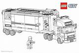 Lego Police Coloring City Pages Truck Printable Color Kids Print sketch template